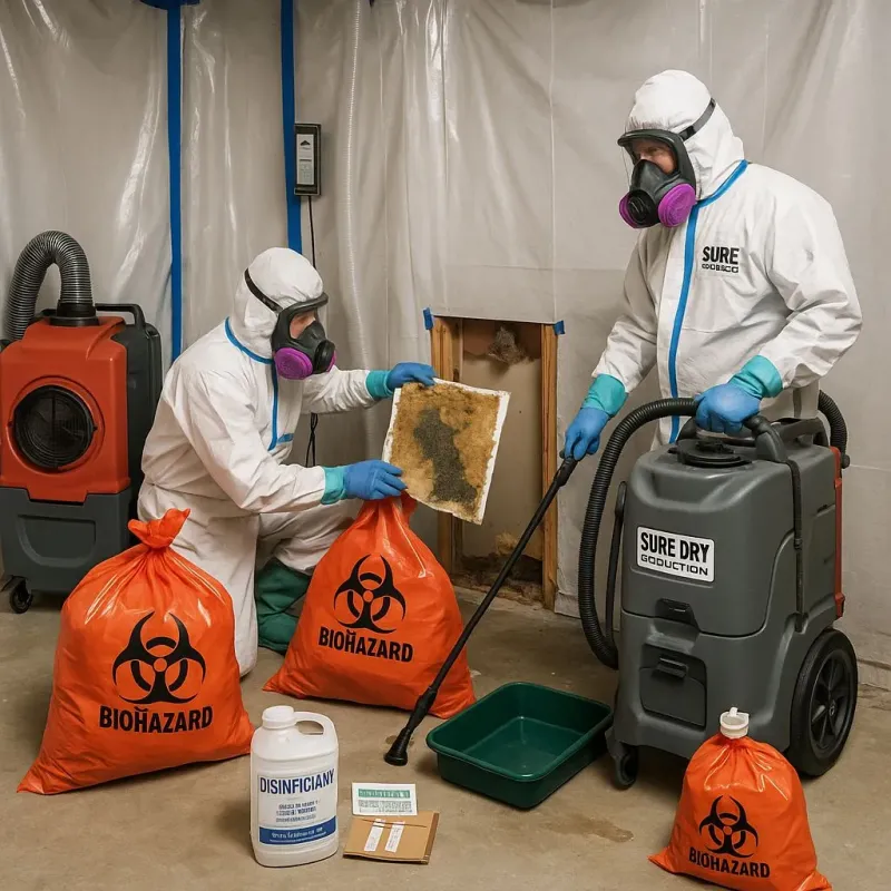 Contaminated Water Handling Protocols process in Mills, WY